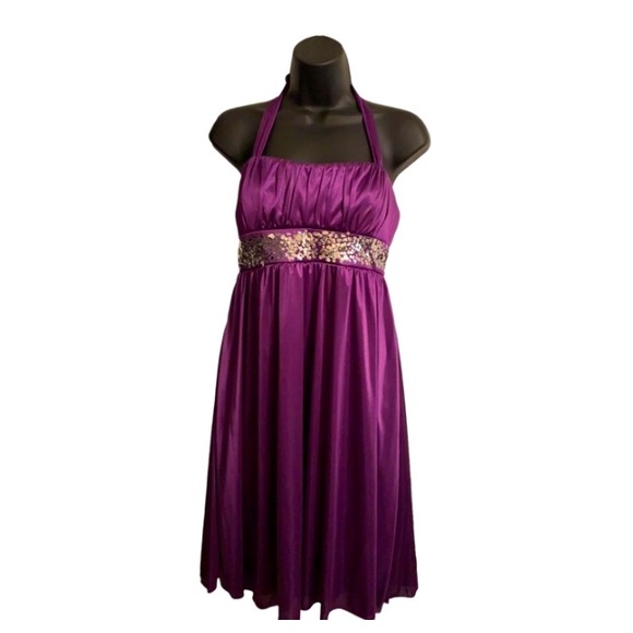 Ruby Rox halter dress - Picture 1 of 4